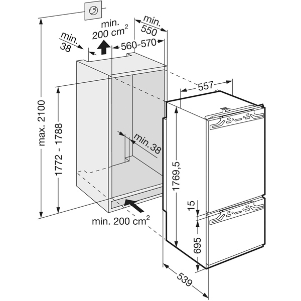  Liebherr Premium Biofresh Nofrost  -  10