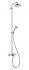 HansGrohe croma 220 showerpipe 27223000, хром Система Душевая инструкция, поддержка, форум, описание, мануал