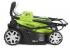 Почему газонокосилка сразу после запуска глохнет? Greenworks g40lm35