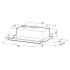 Krona Kamilla slim 600 Inox/Inox (2 мотора) Встраиваемые вытяжки инструкция, поддержка, форум, описание, мануал