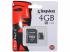 Kingston SDC4/4GB Черный Карта памяти SDHC Micro инструкция, поддержка, форум, описание, мануал