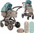 Lorelli AURORA BEIGE NEW YORK С НАДУВНЫМИ КОЛЕСАМИ Коляска-трансформер инструкция, поддержка, форум, описание, мануал