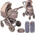 Lorelli AURORA BEIGE NEW YORK С НАДУВНЫМИ КОЛЕСАМИ Коляска-трансформер инструкция, поддержка, форум, описание, мануал