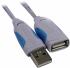 Vention USB2.0 папа/мама 2м Gray (VAS-A05-S200) Кабель для компьютера инструкция, поддержка, форум, описание, мануал