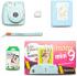 Fujifilm INSTAX MINI 9 BLUE (PINK SMILE SET) Фотоаппарат моментальной печати инструкция, поддержка, форум, описание, мануал