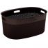 KIS Filo Laundry Basket 45л Dark Brown Корзина для белья инструкция, поддержка, форум, описание, мануал