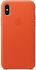 Apple Leather Case для iPhone X Bright Orange (MRGK2ZM/A) Чехол инструкция, поддержка, форум, описание, мануал