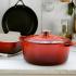 Le Creuset 22 см Cerise (21177220602430) Кастрюля с крышкой инструкция, поддержка, форум, описание, мануал