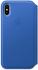 Apple Leather Folio  для iPhone X Electric Blue (MRGE2ZM/A) Чехол инструкция, поддержка, форум, описание, мануал