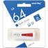 Smartbuy 64GB IRON White/Red (SB64GBIR-W3) Флэш Диск инструкция, поддержка, форум, описание, мануал
