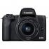 Canon EOS M50 Mark II 15-45mm + 55-200mm IS STM, Black Фотоаппарат Системный инструкция, поддержка, форум, описание, мануал