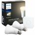 Philips Hue Starter Kit E27 White 2шт + БУ (929001821619) Умные лампочки инструкция, поддержка, форум, описание, мануал