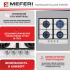 MEFERI MGH604WH GLASS POWER белая Встраиваемые Газовые Панели инструкция, поддержка, форум, описание, мануал