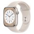 Apple Watch Series 8 45mm Starlight Aluminum Case with Starlight Sport Band размер Regular (MNP23) Apple Watch инструкция, поддержка, форум, описание, мануал