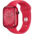 Apple Watch Series 8 45mm (PRODUCT) RED Aluminum Case with Red Sport Band, размер Regular (MNP43) Apple Watch инструкция, поддержка, форум, описание, мануал