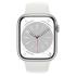 Apple Watch Series 8 45mm Silver Aluminum Case with White Sport Band, размер M/L (MP6N3) Apple Watch инструкция, поддержка, форум, описание, мануал