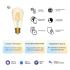 Gauss Smart Home DIM+CCT E27 ST64 Gold. 6,5W 2000-5500К Умные лампочки инструкция, поддержка, форум, описание, мануал