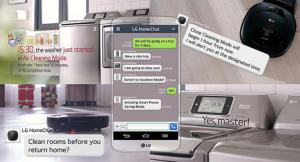 С бытовой техникой LG можно пообщаться с помощью мессенджера Line