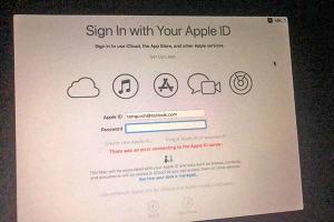 Как действовать, если нет подключения к серверу Apple ID Фото 1