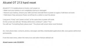 Alcatel ONE TOUCH 213