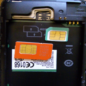 Philips Xenium W336 Black
