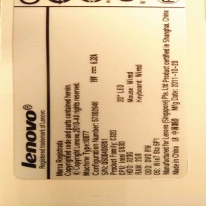 Lenovo C320 /57302647