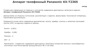 Panasonic KX-TG1105  RU-S