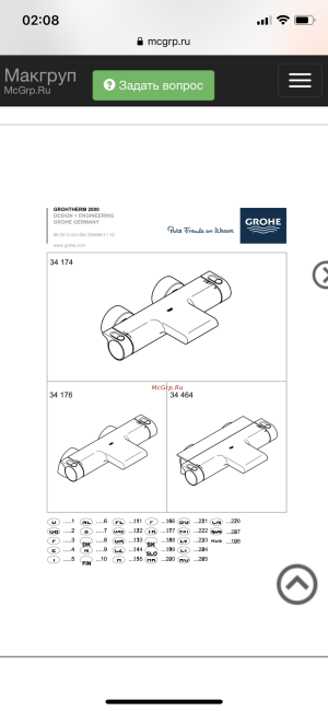 Grohe 34464001 grohtherm 2000