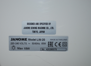 Janome LW 20