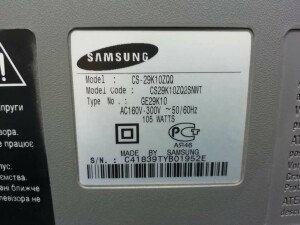 Samsung CS-29K10ZQQ