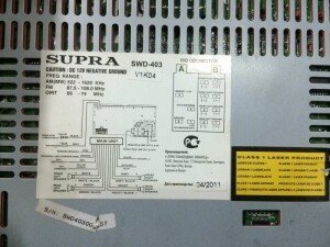 Supra SWD-403