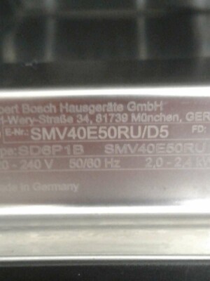 Bosch SMV40E50RU