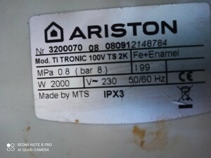 Ariston TI TRONIC 80V