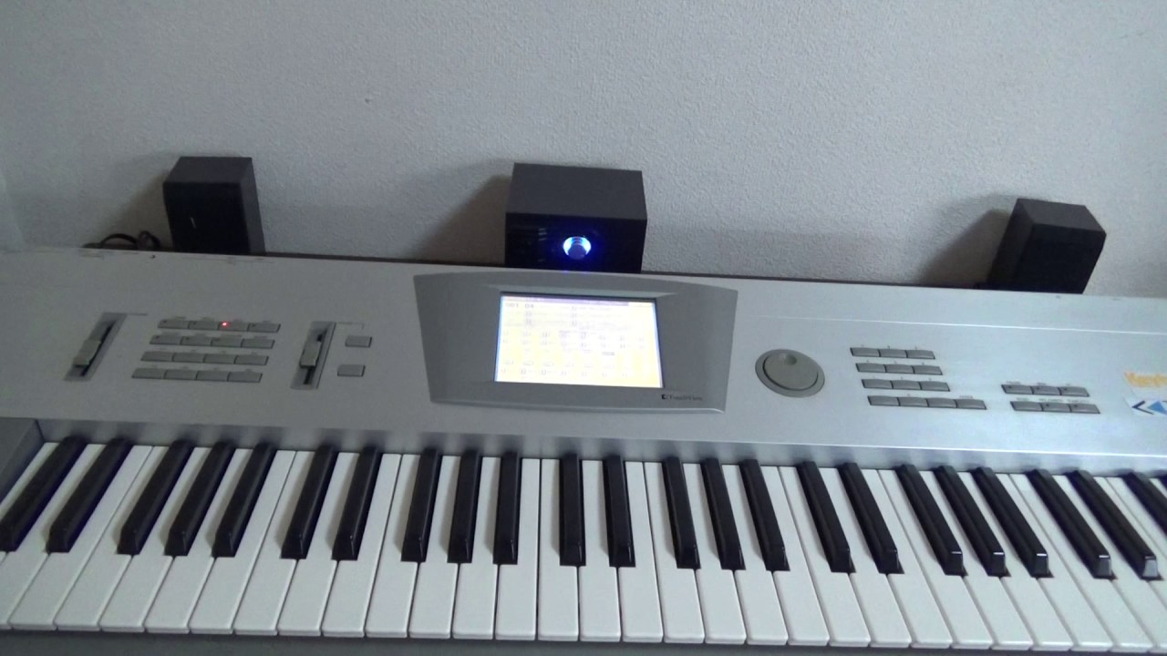 Korg trinity sequencer using test sound digital 4tr 28sec