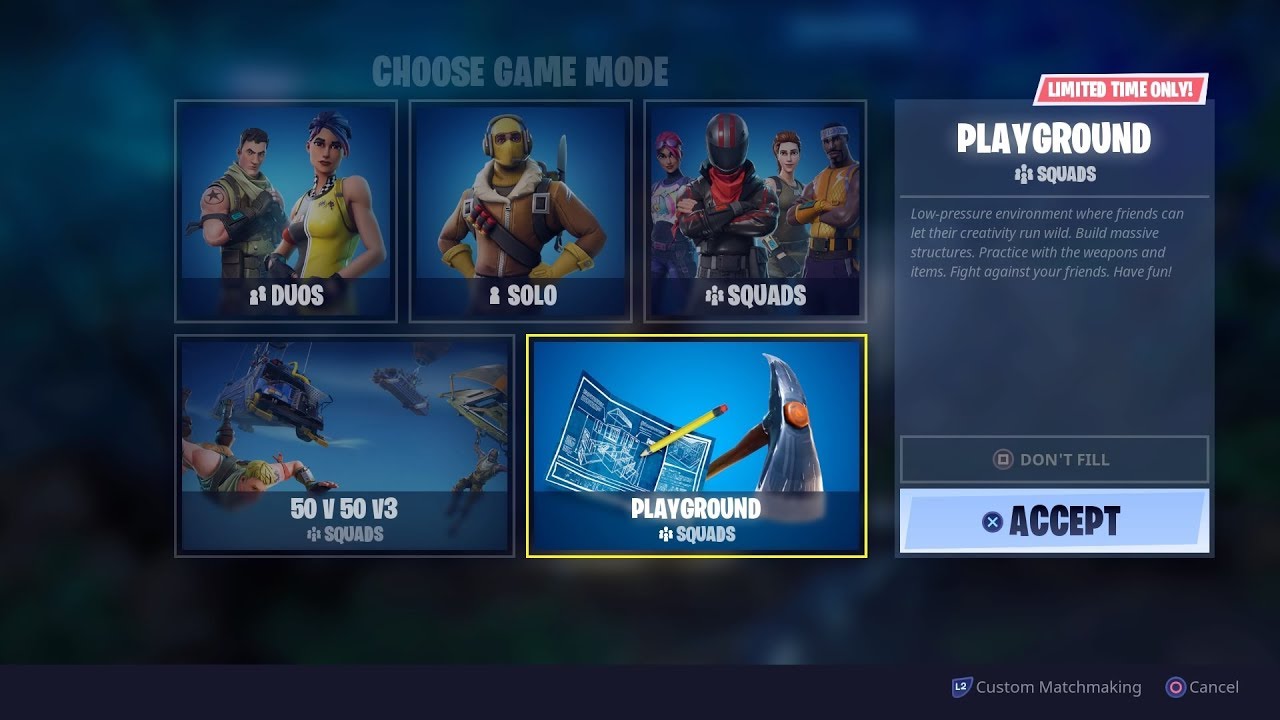 How to get playground mode right  now ( not clickbait) - in fortnite