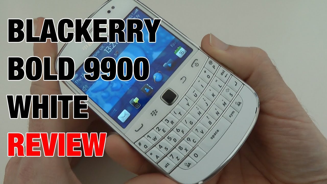 Видео превью: Blackberry bold 9900 white review