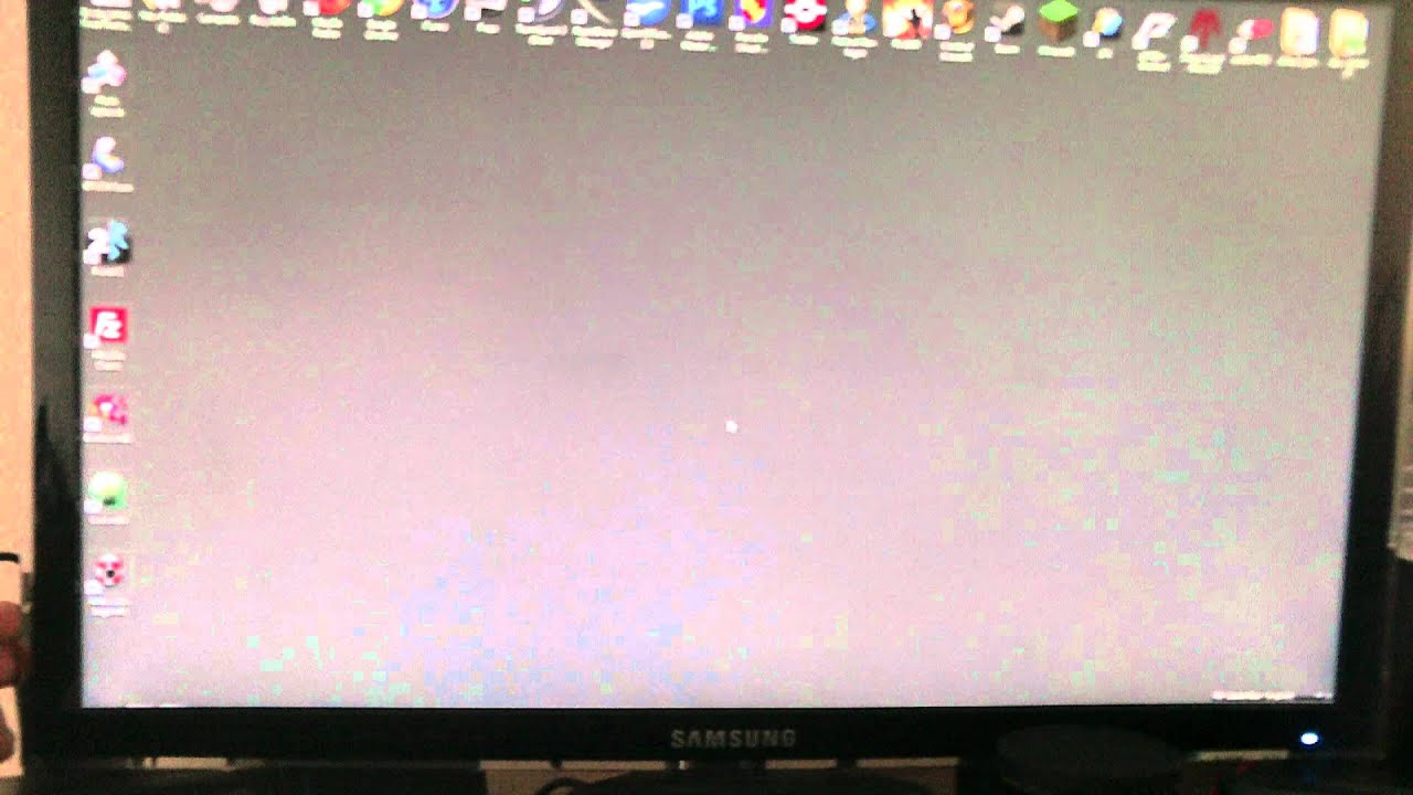 Видео превью: Samsung bx2350 23" led monitor, screen issue