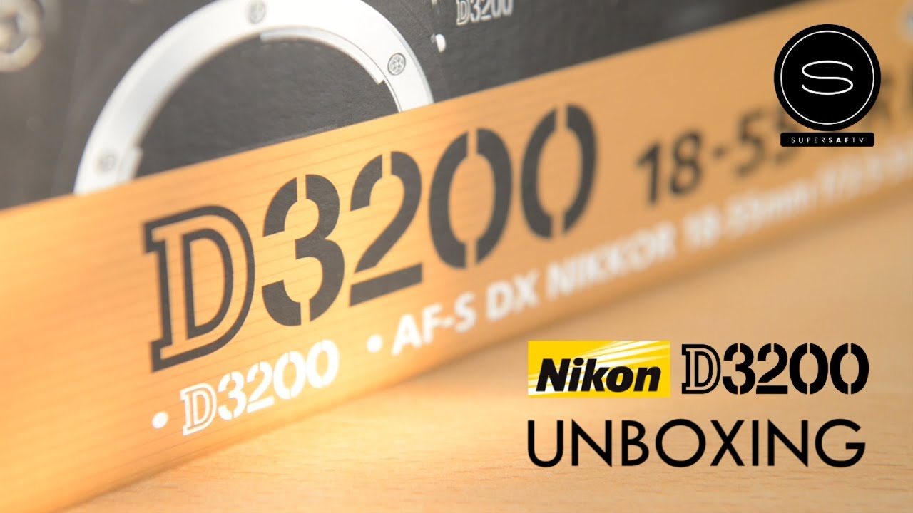 Nikon d3200 uk - unboxing