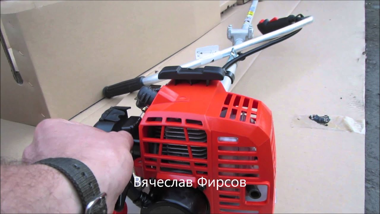 Мотокоса ECHO SRM 22GES Первая заводка