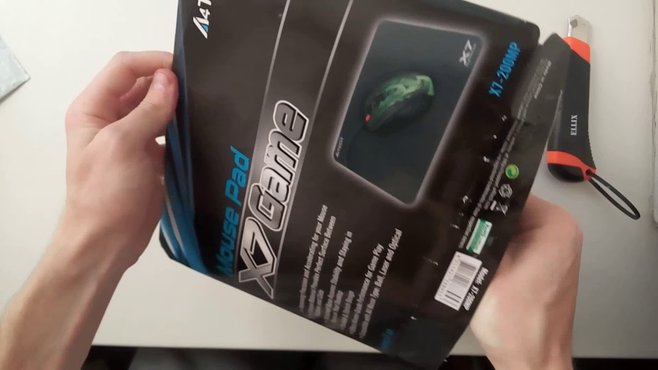 Распаковка игровой поверхности a4tech x7-200mp s black из rozetka. Com. Ua