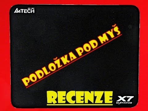(unboxing-podložka pod myš) a4tech x7-200mp (ondrejek)-(cz)