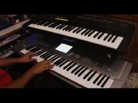 Whitney houston's electric piano with korg trinity and yamaha dx7 ii-d