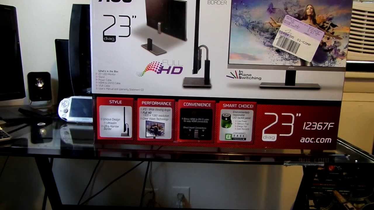 Unboxing aoc 23 i2367f monitor