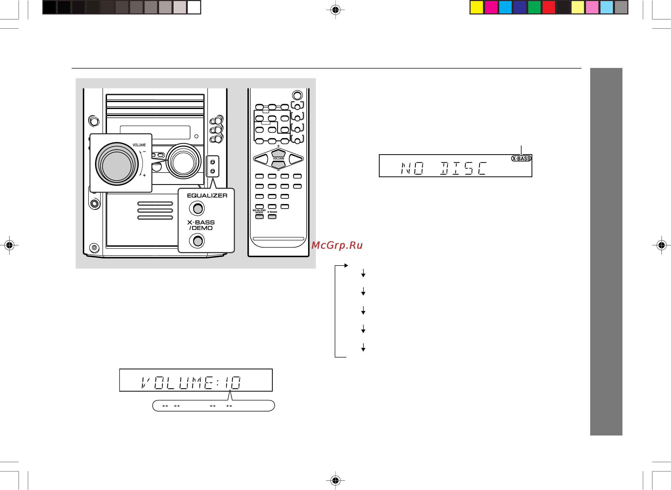 Sharp XL-HP700WR [15/36] Регулировка звуковых сигналов