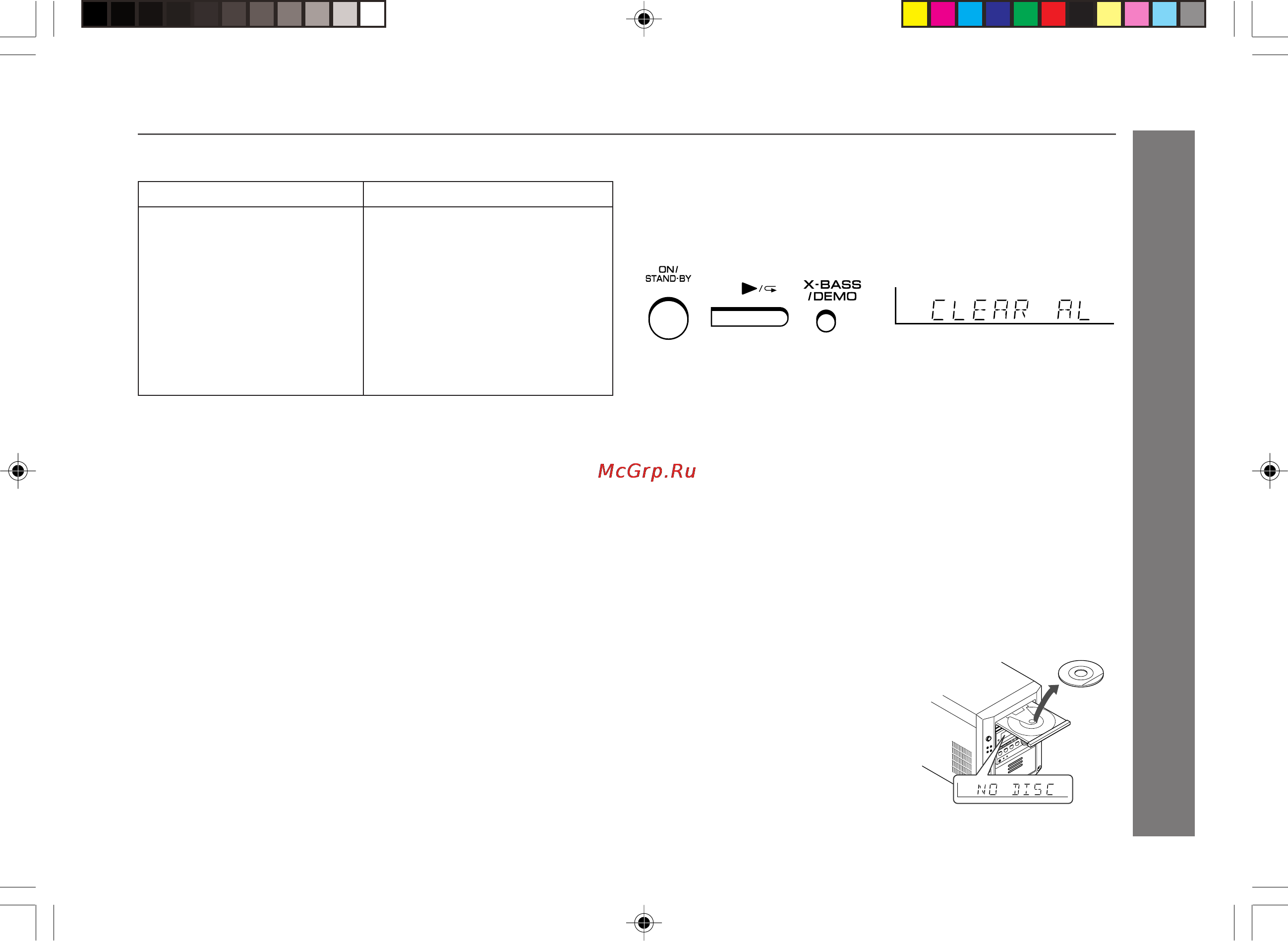 Sharp XL-HP700WR [33/36] Справочные сведения