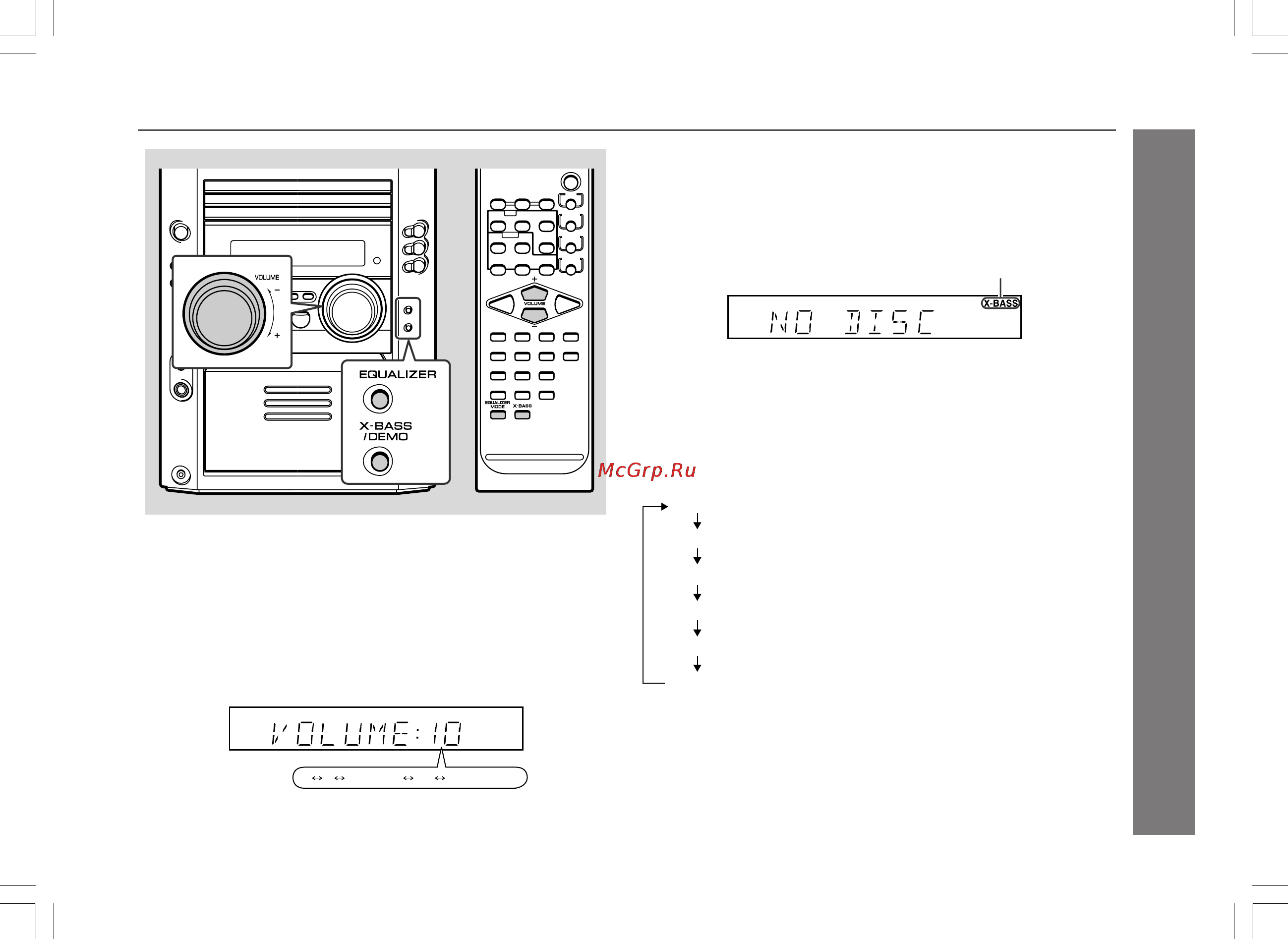 Sharp XL-HP500WR [15/36] Регулировка звуковых сигналов