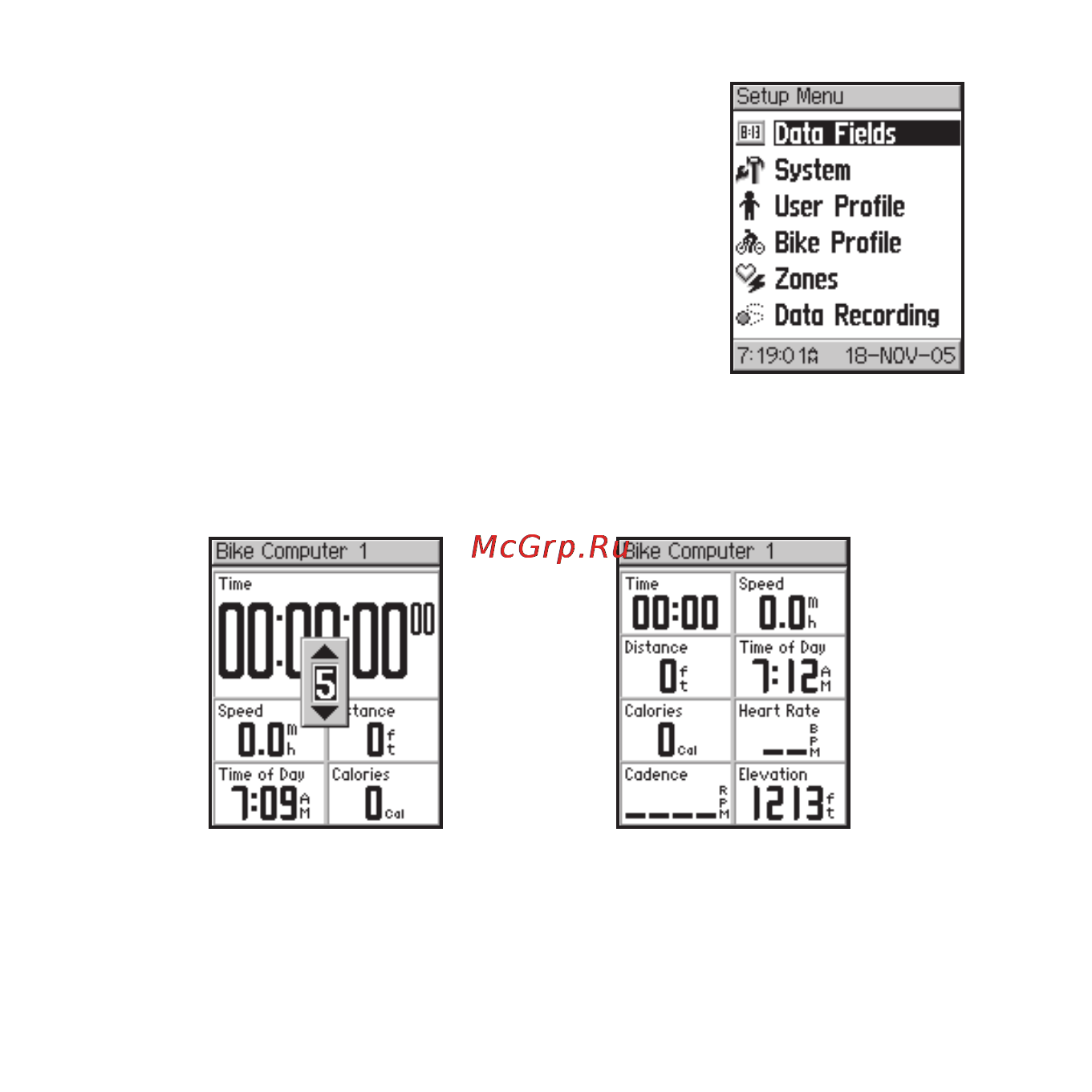 Garmin Edge 205/305 [56/96] Of ties