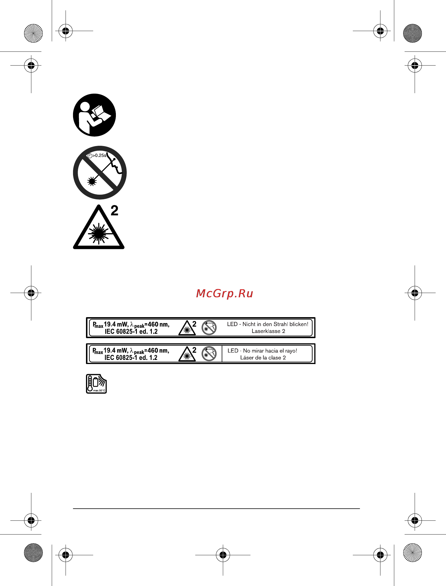 Bosch GLI 10,8 V-LI 0.601.437.U00 [30/207] Instrucciones de seguridad