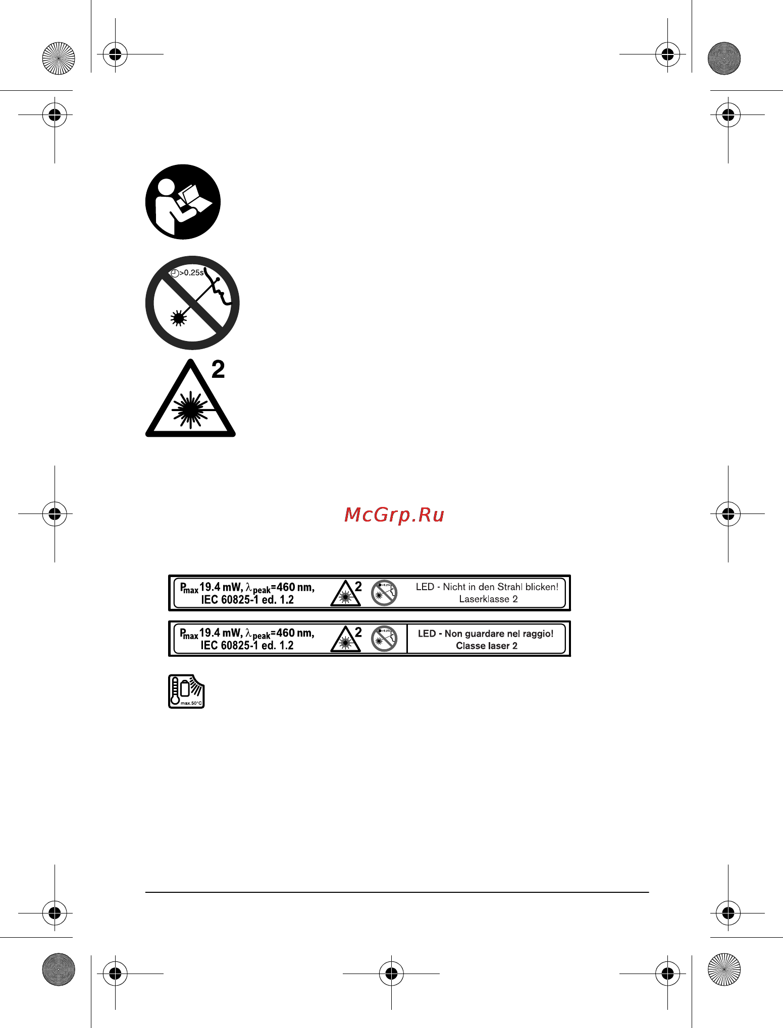 Bosch GLI 10,8 V-LI 0.601.437.U00 [45/207] Norme di sicurezza