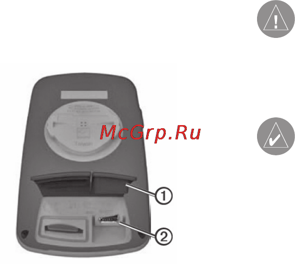 Garmin Edge 800 [63/74] Батареи датчика частоты пульса и датчика gsc 10